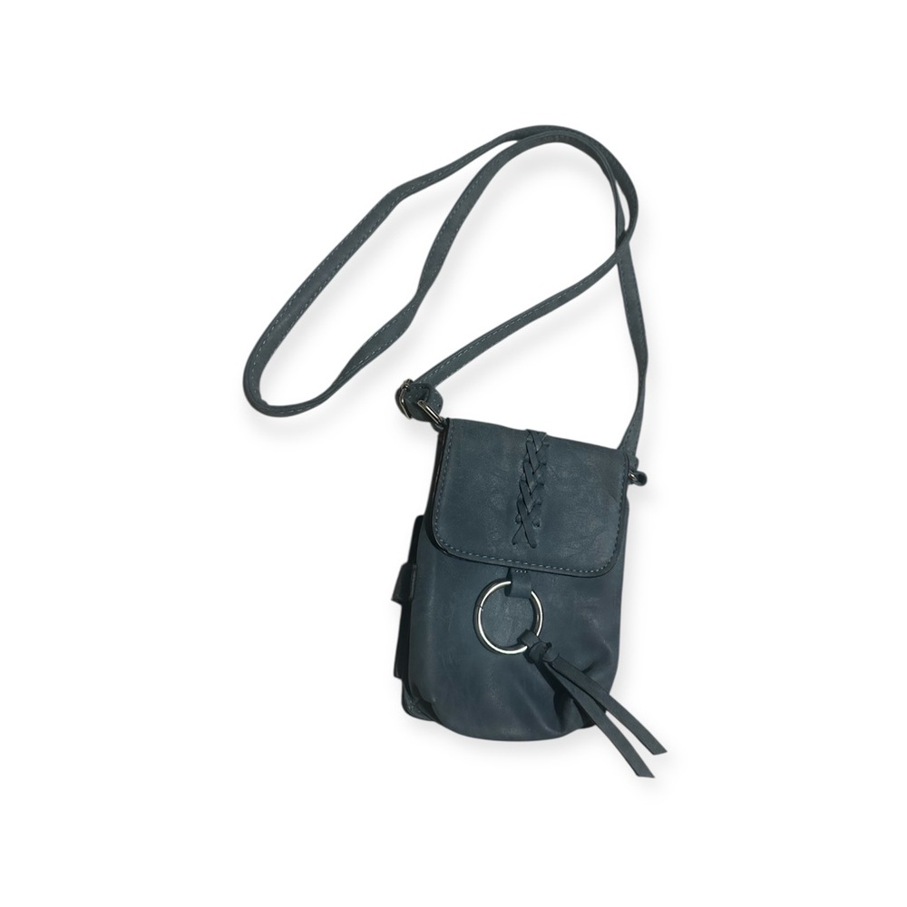 American Eagle by Payless Dark Gray Crossbody Bag, blue